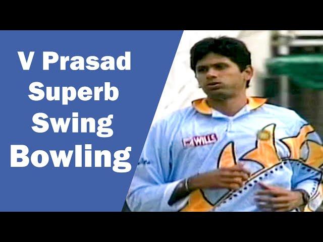 Venkatesh Prasad mind-blowing swing bowling vs New Zealand | Unreal seam Movement