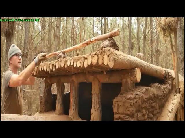 Survival in the Wild: Build a Log Cabin and Shelter in the Misty Wild Forest | Survival and Thrive