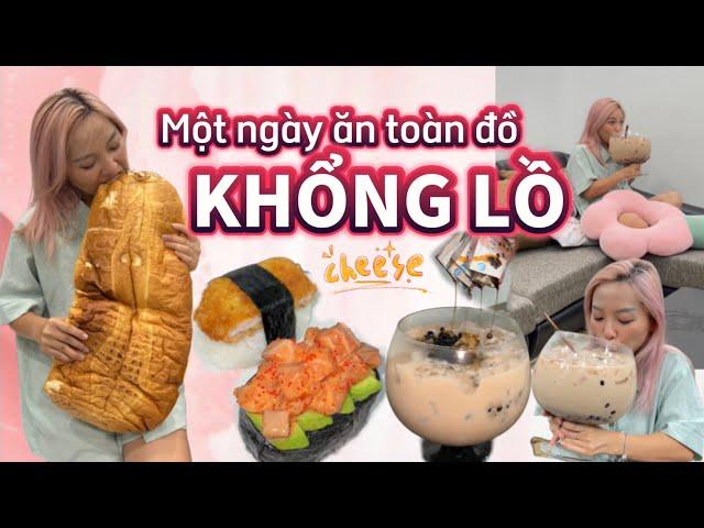 Một ngày ăn toàn món khổng lồ |Pít Ham Ăn | #Shorts