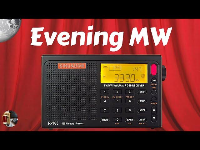 Sihuadon R-108 USB C Shortwave Radio Evening MW Chicago Area