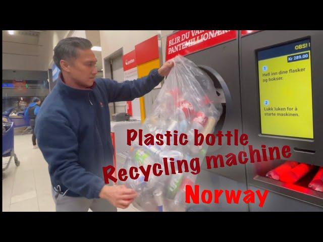 Recycling machine in Norway