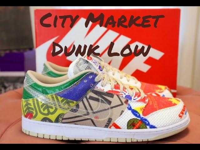 Nike Dunk Low City Market Unboxing & Review