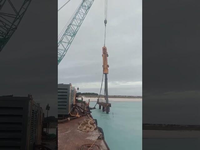 Piling Operation Day #marinelovers #sailorlife #shortsfeed #shorts #jetty #tamil #anirudh #coolie