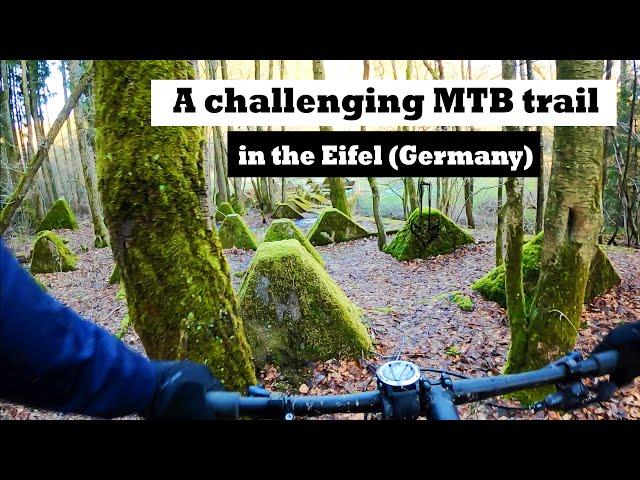 EIFEL MTB tour: WINTER mountain bike weekend - PART 1 (4k)