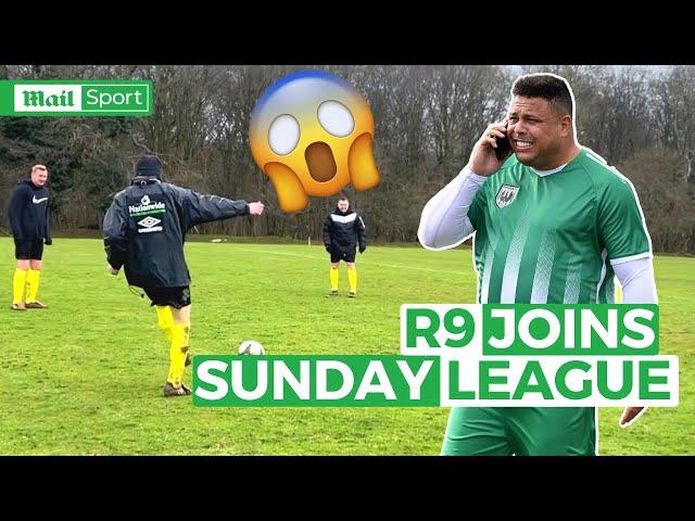 Ronaldo Nazario SURPRISES Sunday League football team!