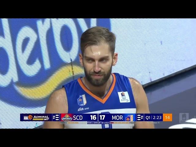 AdmiralBet ABA League 2024/25, Round 8 match: SC Derby - Mornar-Barsko zlato (11.11.2024)