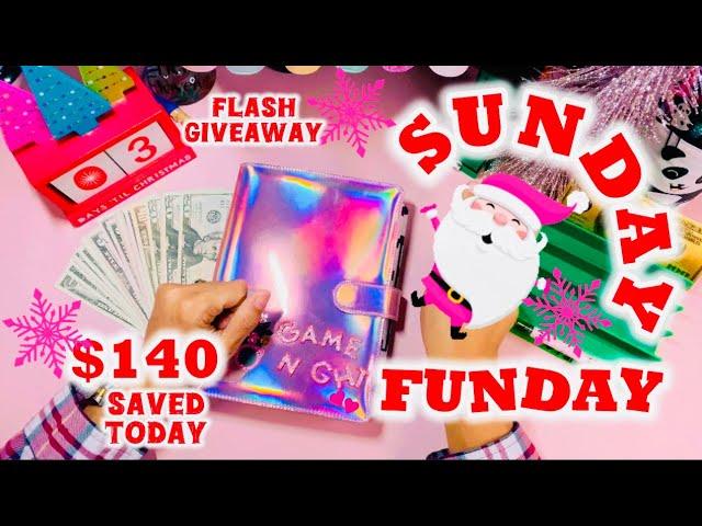  Very Merry Sunday Funday   $142 in Cash Savings Challenges | Giveaway Challenge | A5 Cash Binder