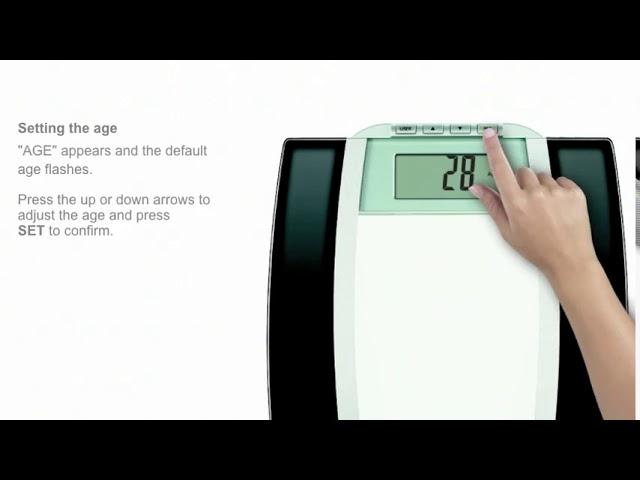 Conair® Scales Demo #2 – Weight Management