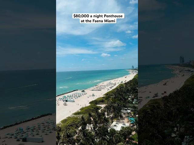 Stunning $80,000 a night penthouse at Faena Miami