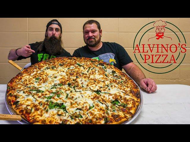 11.5lb 28" Pizza Alvino's Dyersburg TN with Beard Meats Food