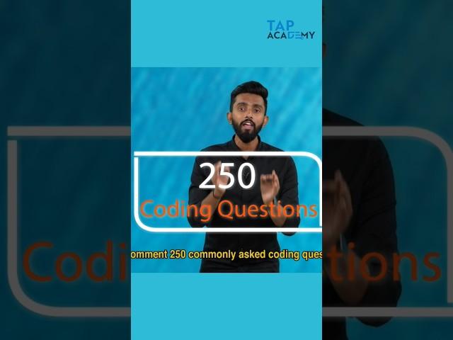 Get 250+ Free Commonly Asked Coding Questions For Practice #java #coding