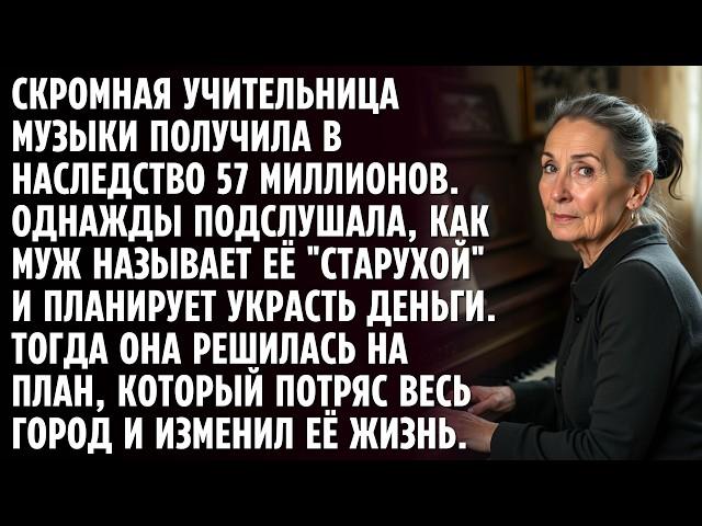 Учительница музыки получила в наследство 57 миллионов. Но муж и свекровь затеяли страшное.