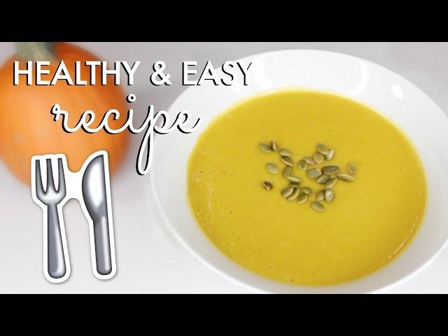 HEALTHY VEGAN BUTTERNUT SQUASH SOUP RECIPE #COOKINGWITHJAC