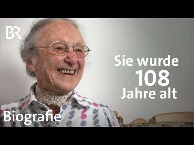 Anna Lang: Sie wurde 108 Jahre alt | Lebenslinien | Biografie | BR