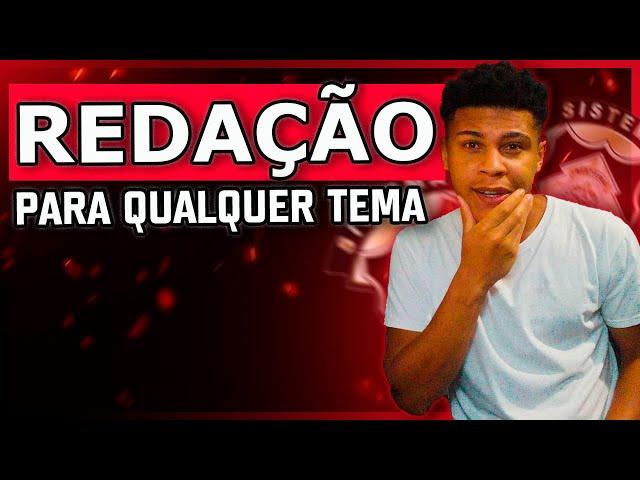 Concurso Policia Penal MG: Esqueleto de Redação! [ PARA QUALQUER TEMA ]