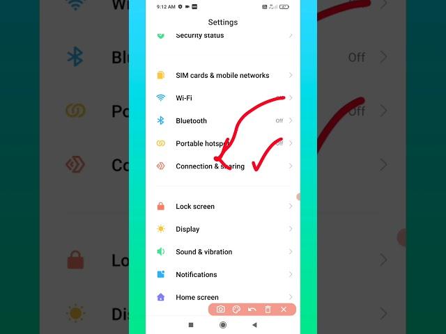 Mobile main Wireless Display ko kaise On karen || How to On Wireless Display connected using wi-fi.