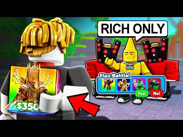 I Went Undercover in Arkey's RICH CLAN Flex Battle...