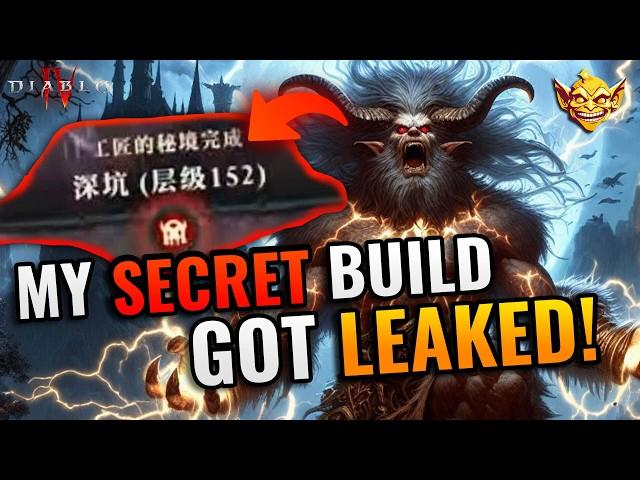 Diablo 4 -  New TRILLION DAMAGE Glass Cannon Build Leaked - DOOMSTORM Druid - Season 5 Guide