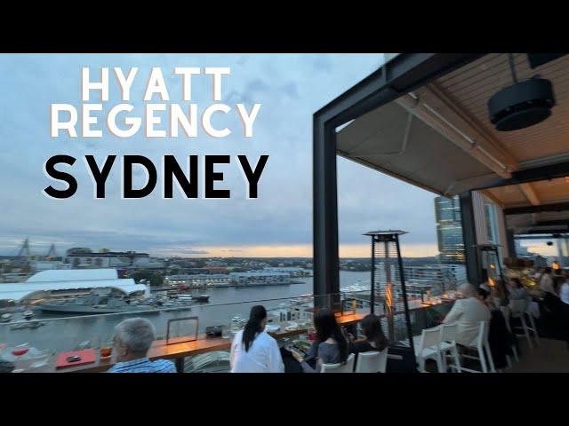 Hyatt Regency Sydney hotel review. Walk through of hotel & Darling Harbour