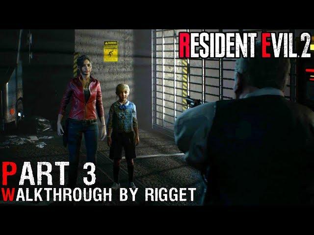 Resident Evil 2 Remake CLAIRE (2) Прохождение Часть 3 "Шеф Брайан Айронс"