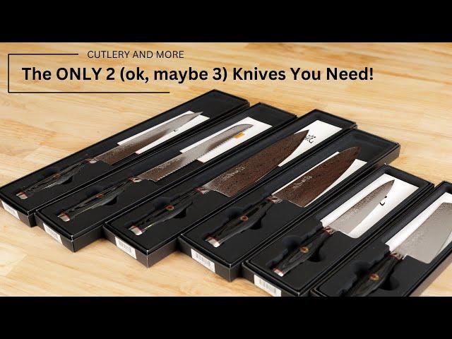 The Two or Three Kitchen Knives Everyone NEEDS (but you can get more, too)