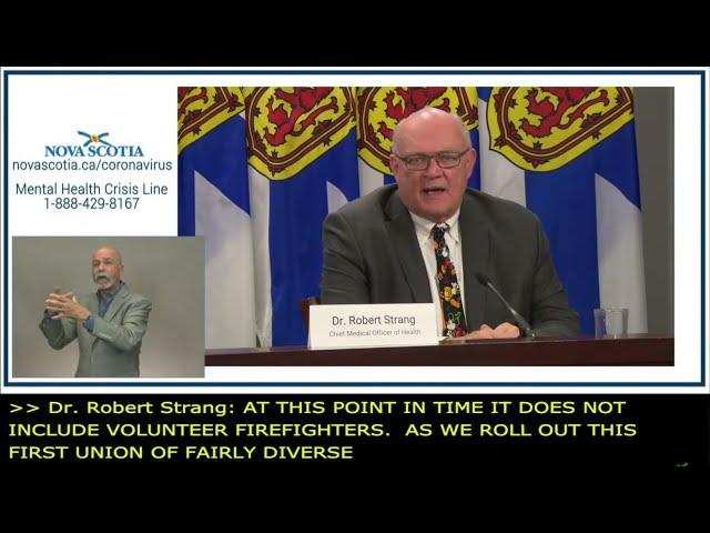 Pat Healey from The Laker News on the NS COVID-19 Update (09-29-2021)