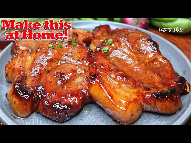 Amazing! SECRET to a Delicious PORK recipe that melts in your mouth  SIMPLE WAY to COOK Pork Steak