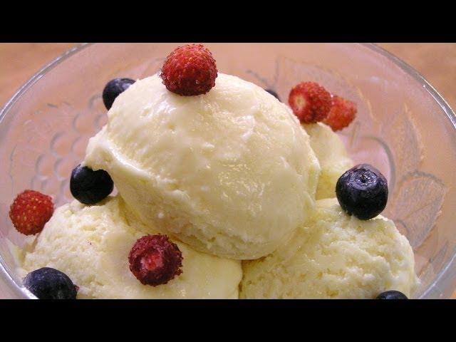 How to make French ice cream (full-cream ice)  English subtitles