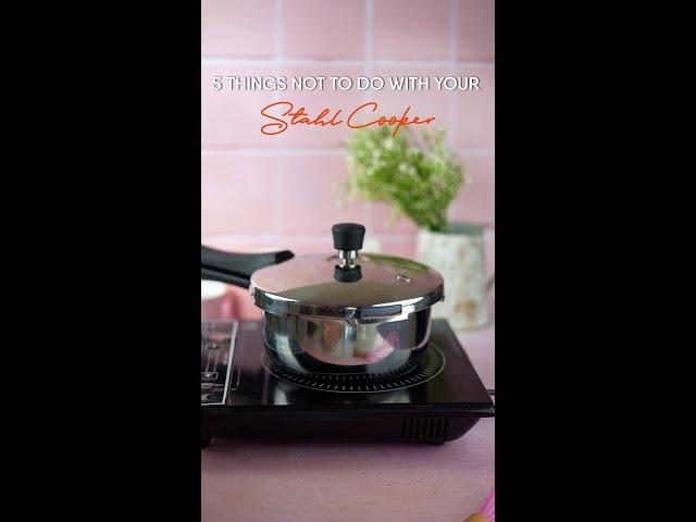 #StahlTips - 5 Things Not to do with your Pressure Cooker! | #Shorts