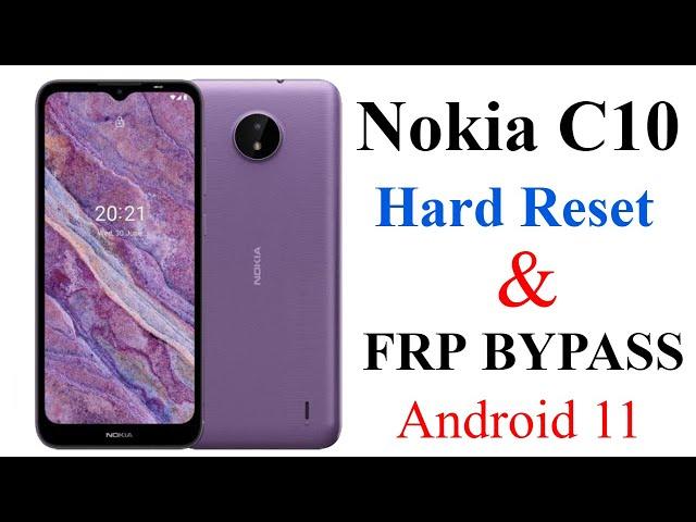 Nokia C10 Ta-1342 Hard Reset & Frp Bypass/Remove Google Account 100% Working Without Box