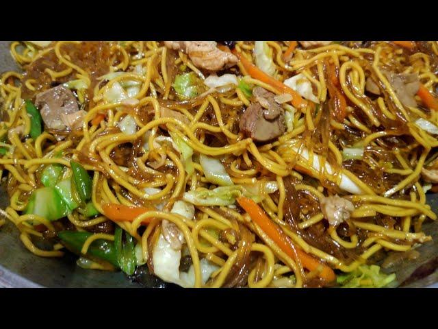 Sotanghon and Egg Noodles Guisado/Best Pancit Recipe! #bamiguisado