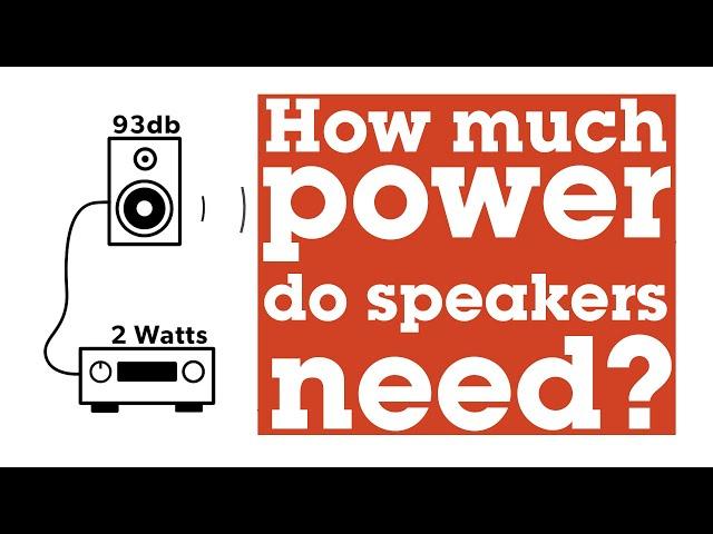 How much power do your speakers need? | Crutchfield