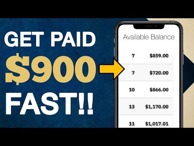 Get Paid $900 FAST If You Broke! (Make Money Online 2021) Make Money Fast