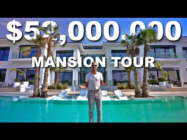 Touring a $52,000,000 Luxury MEGA MANSION in the DUBAI Hills