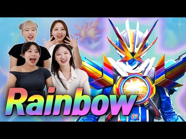 Ladies' reaction who saw Kamen Rider Rainbow Gotchard for the first time｜Ep. 48