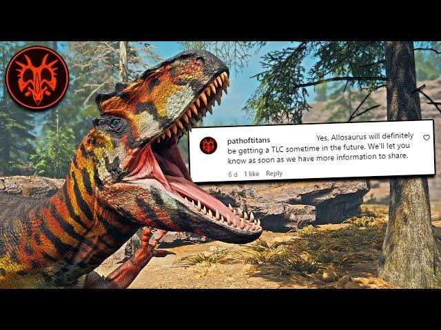 ALLOSAURUS TLC Has Been Confirmed! | Path of Titans