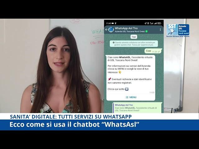 Sanità digitale: ecco come usare il chatbot "WhatsAsl"