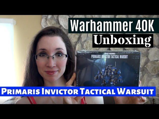 Primaris Invictor Tactical Warsuit Unboxing and Review