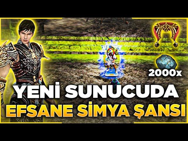 YENİ SUNUCU'DA İLK SAATLERDEN SİMYA YAPMAK! | HASAR UÇTU! | Metin2 Onyx#2