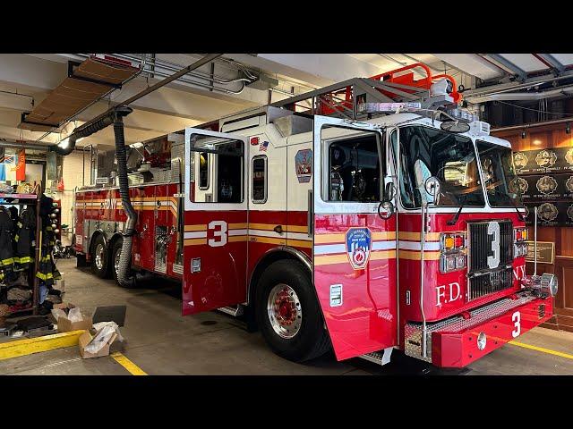  BRAND NEW  FDNY Ladder 3 Responding Pinned Q