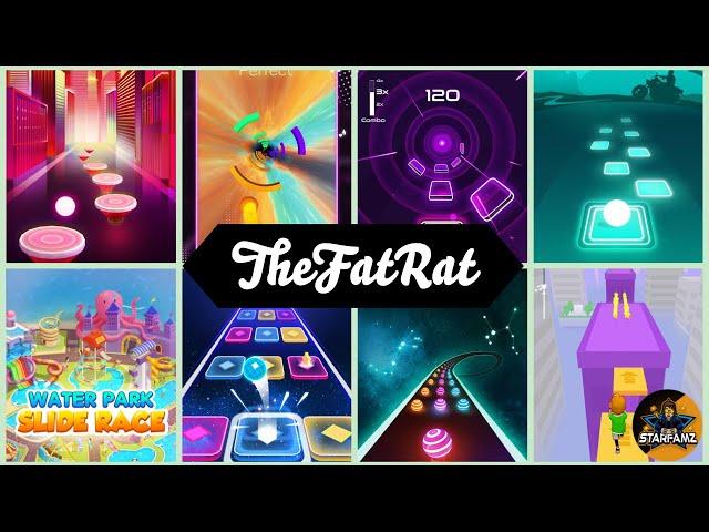 THEFATRAT!! EDM RUSH!! (DANCING ROAD, TILES HOP, HOP BALL 3D,...)