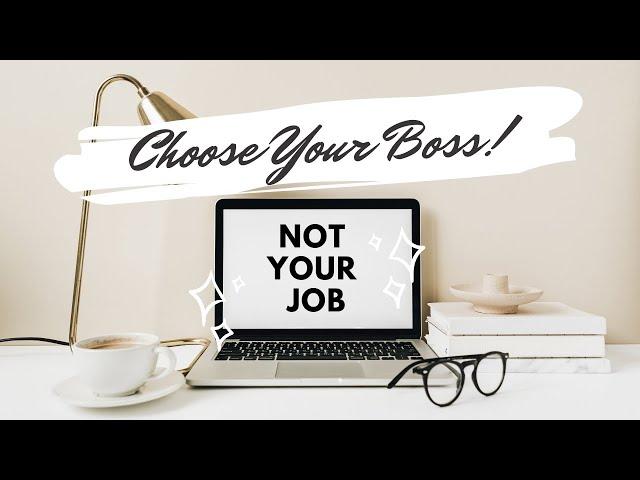 Pick Your Boss, Not Your Job | Coffee with Kim | Kim Kaupe