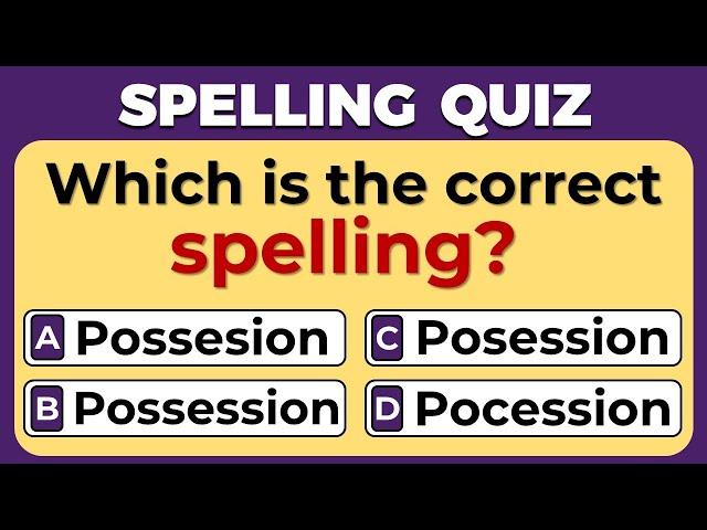 Spelling Quiz - CAN YOU SCORE 20/20? | Part #37