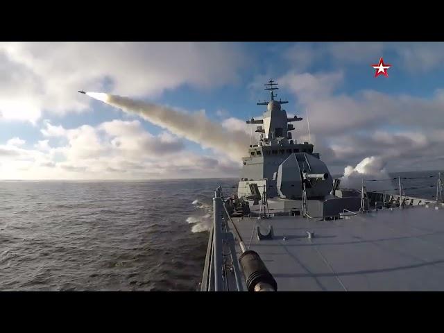 Corvette "Stoykiy" destroyed naval target with a missile in the Baltic