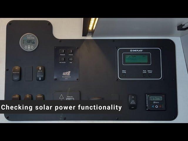Checking Solar Power Functionality on a RoamRig Power System