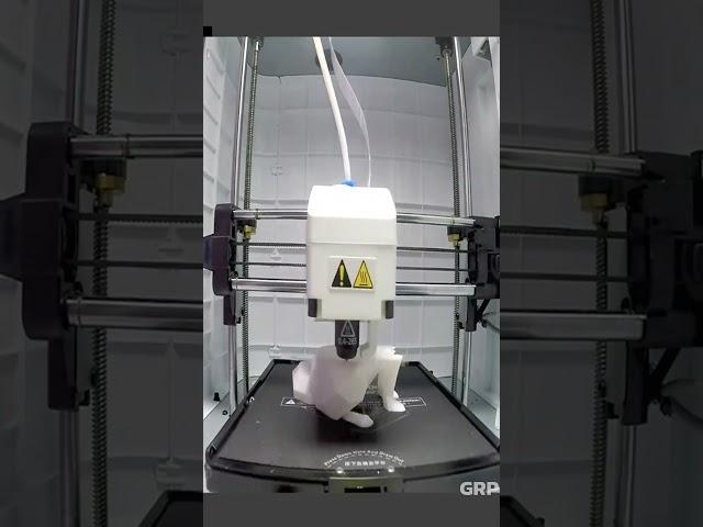 Howling Wolf 3D Print Time-Lapse