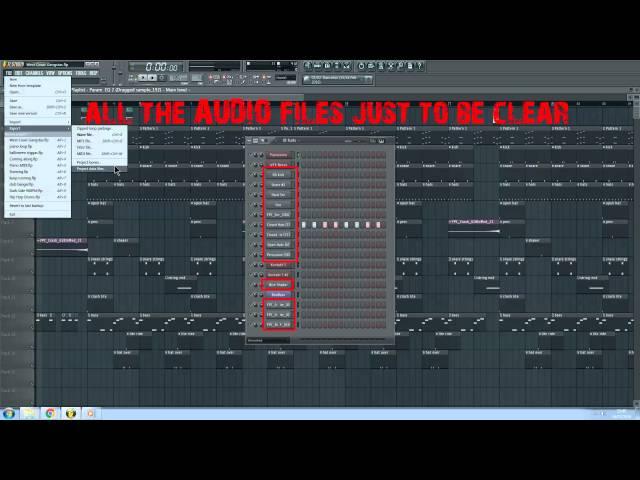 Exporting FL studio Projects for use on another system