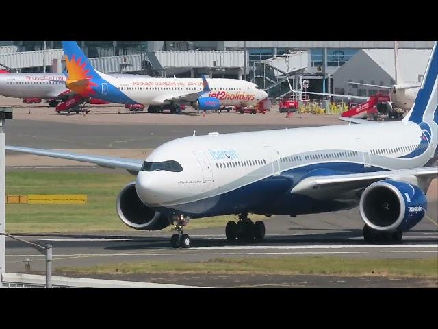 IBEROJET AIRBUS A330-900 NEO CS-TCF ARRIVING AT BIRMINGHAM AIRPORT 19/06/25