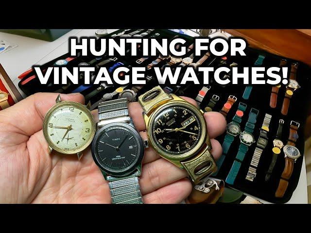 Hunting for Vintage Watches at Estate Sales - Mail Day Unboxing!