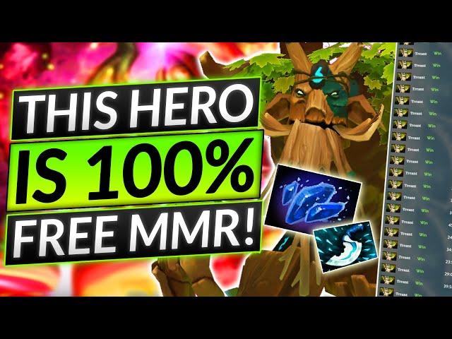 HIGHEST WIN RATE Hero in Dota - Main for FREE MMR in 7.34b - Dota 2 Treant Protector Guide